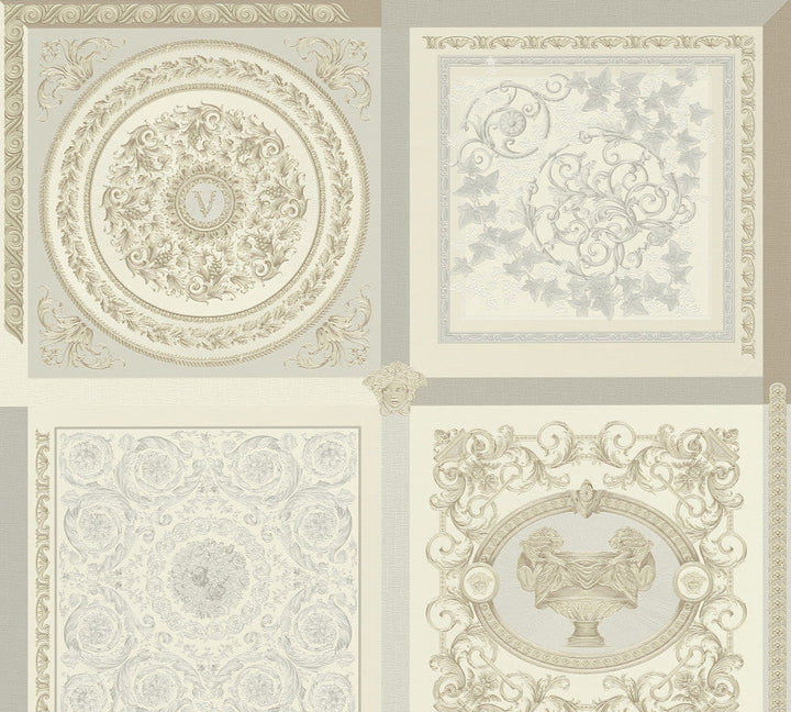 Reverie Oak 387042X by Versace Designer Wallpaper