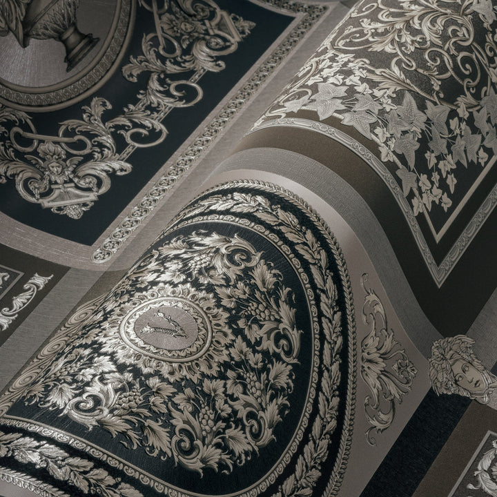 Reverie Heather 387044X by Versace Designer Wallpaper