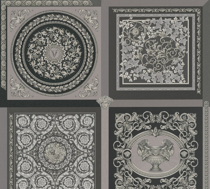 Reverie Heather 387044X by Versace Designer Wallpaper