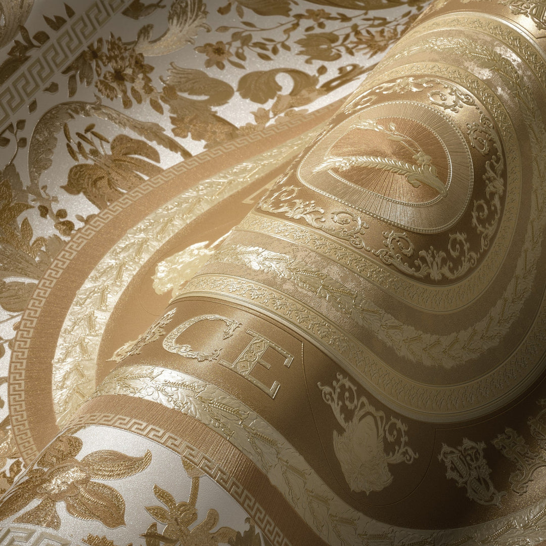Ember Marigold 387054X by Versace Designer Wallpaper