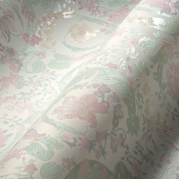 Empress Dusty Rose 387062X by Versace Designer Wallpaper
