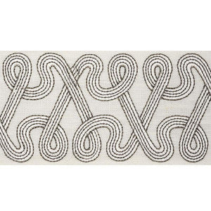 Schumacher Trim Freeform Embroidered Tape Dove 76730