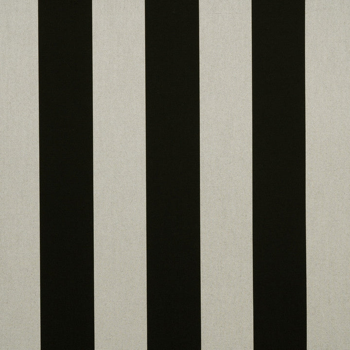 5704 Beaufort Black / White 6 Bar by Sunbrella Designer Fabric Sunbrella Awning Stripes 100% SunbrellaÂ® Acrylic USA or Imported 10-Year Horizontal: and Vertical: 46 in. - Swanky Fabrics -
