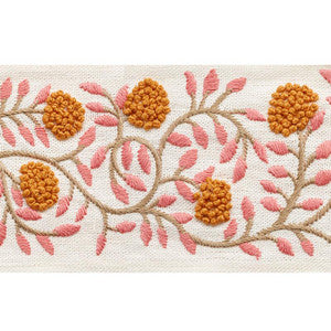 Schumacher Trim Ashoka Tape Orange & Pink 76291