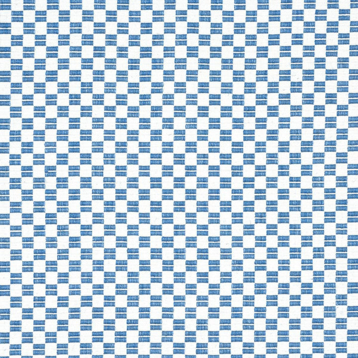 Elkhart Blue 76740 by Schumacher Designer Fabric Folk Art - Swanky Fabrics -