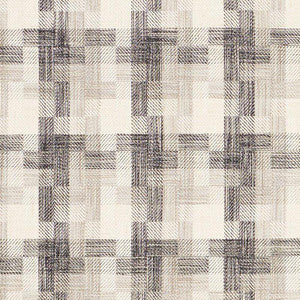 Schumacher Fabric Boro Plaid Charcoal 73741