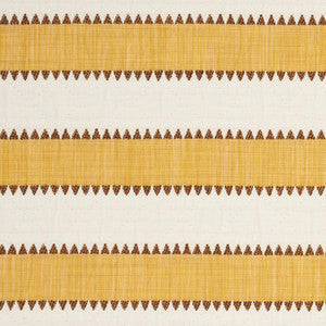 Schumacher Fabric Isolde Stripe Matelass Yellow 76752