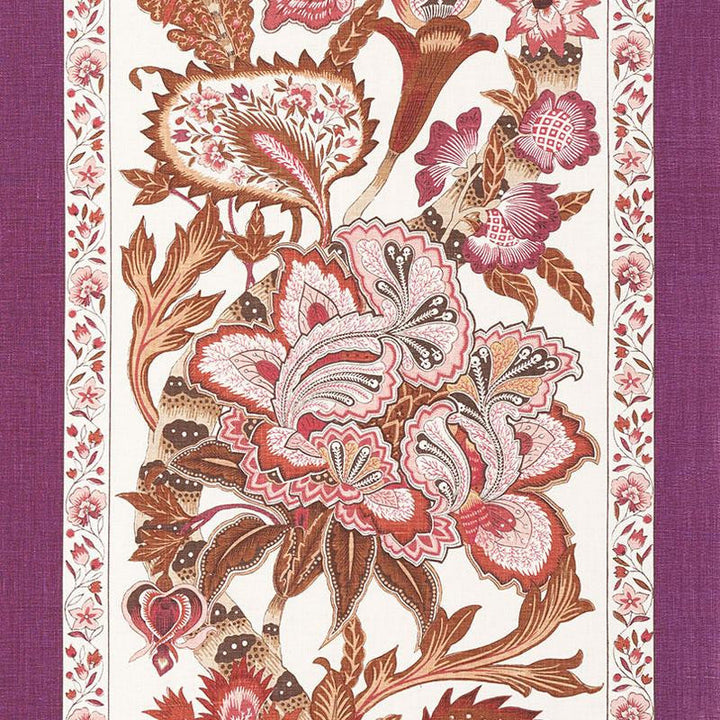 Anjou Stripe Rose 178523 by Schumacher Designer Fabric Timothy Corrigan 18.0" - Swanky Fabrics -
