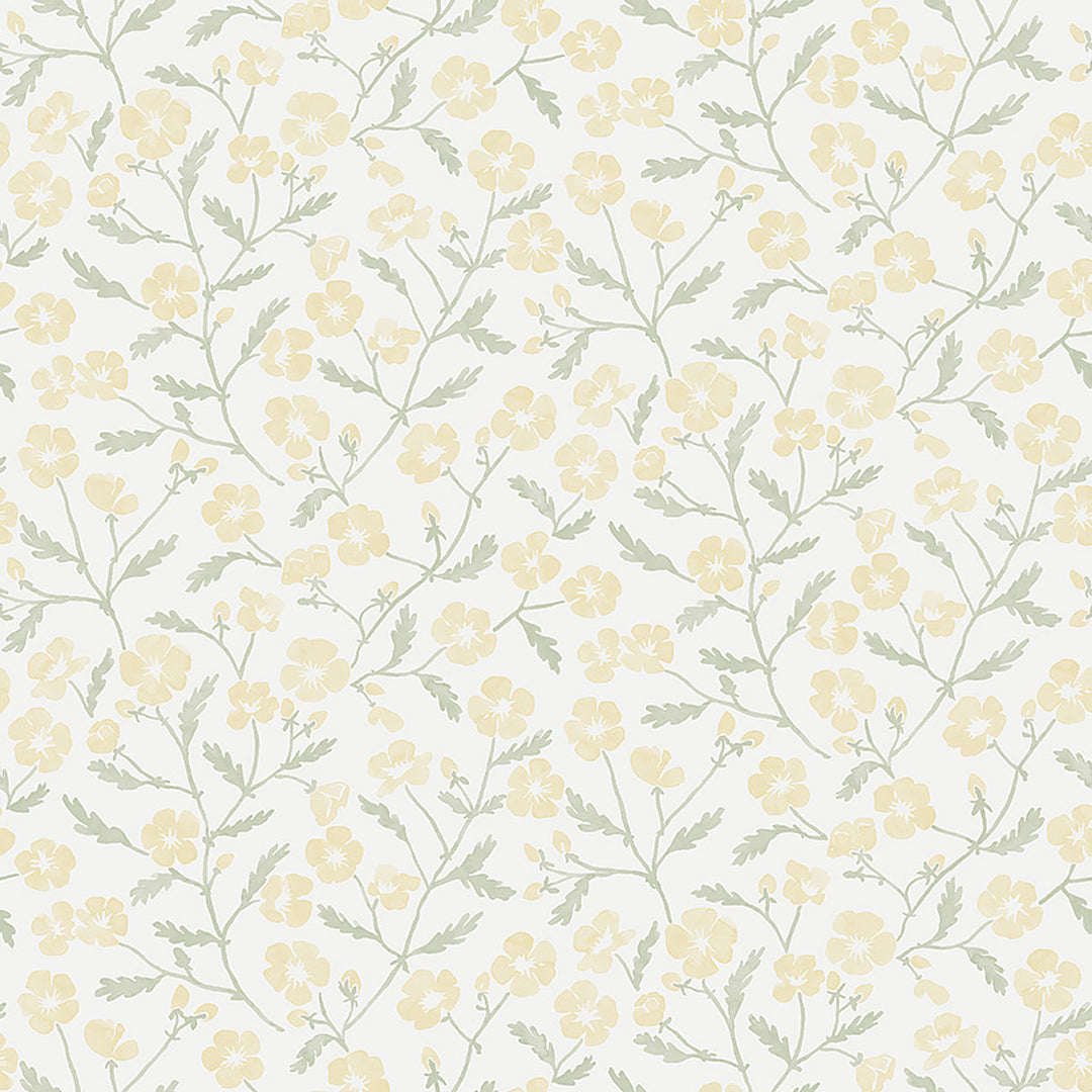 Schumacher Wallcovering Mira - Yellow