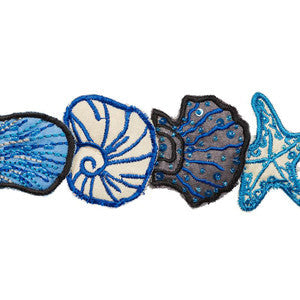 Schumacher Trim Sea Treasures Tape Blue 77260