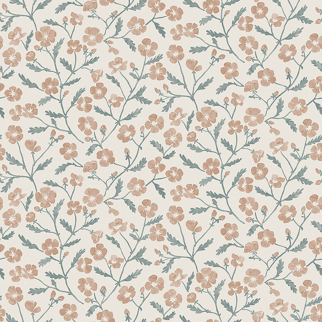 Schumacher Wallcovering Mira - Blush