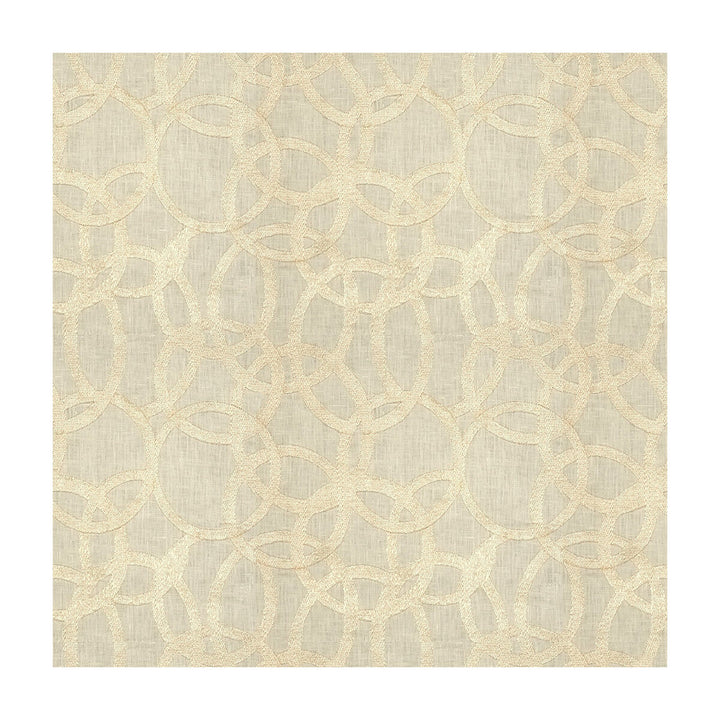 Keep Shining White Gold by Kravet Couture Designer Fabric MODERN LUXE LINEN - 62%;METALLIC - 20%;POLYESTER - 18% India LIGHT Horizontal: 13 and Vertical: 13 52 - Swanky Fabrics -