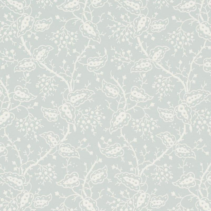 Darby Sky 5010180 by Schumacher Designer Wallpaper Wallflowers 6.75" - Swanky Fabrics -