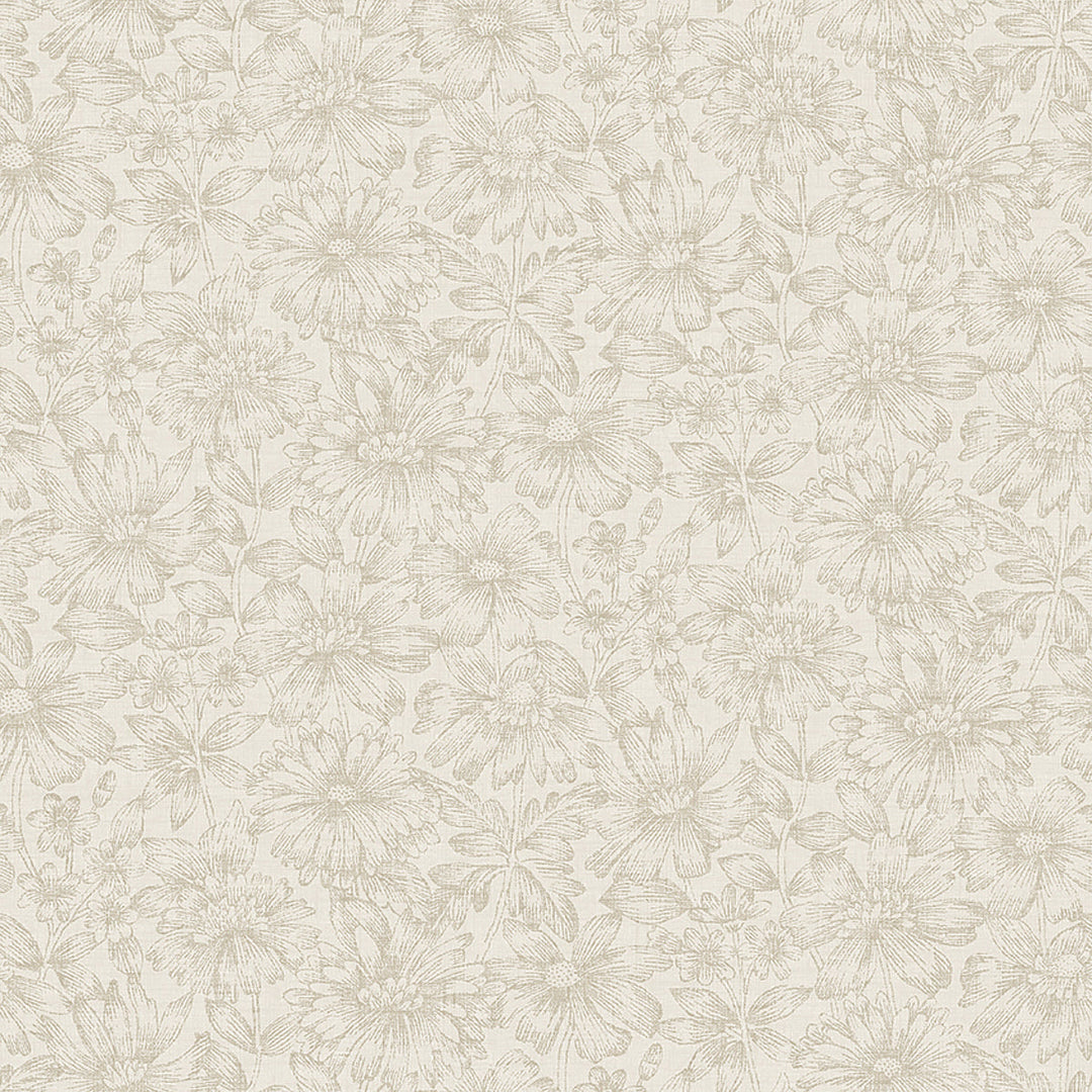 Schumacher Wallcovering Gabriella - Stone