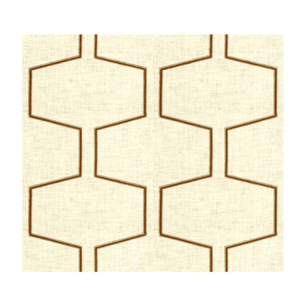 Canyon Edge Clay by Kravet Couture Designer Fabric MICHAEL BERMAN II COLLECTION LINEN - 100% France Horizontal: 9.5 and Vertical: 8.5 54.5 - Swanky Fabrics -