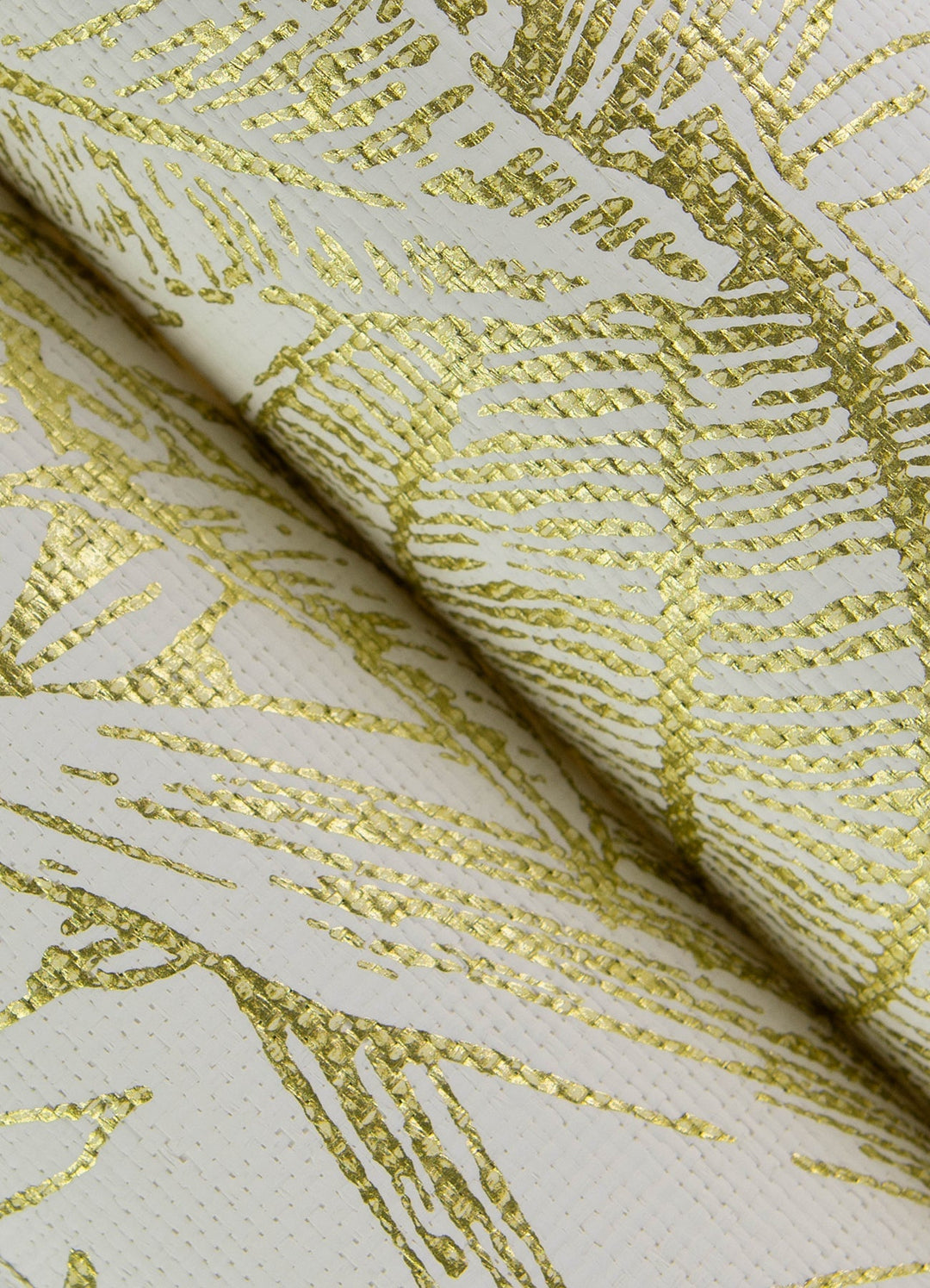 Brentwood Yellow Palm Leaves Wallpaper by A-Street Prints Designer