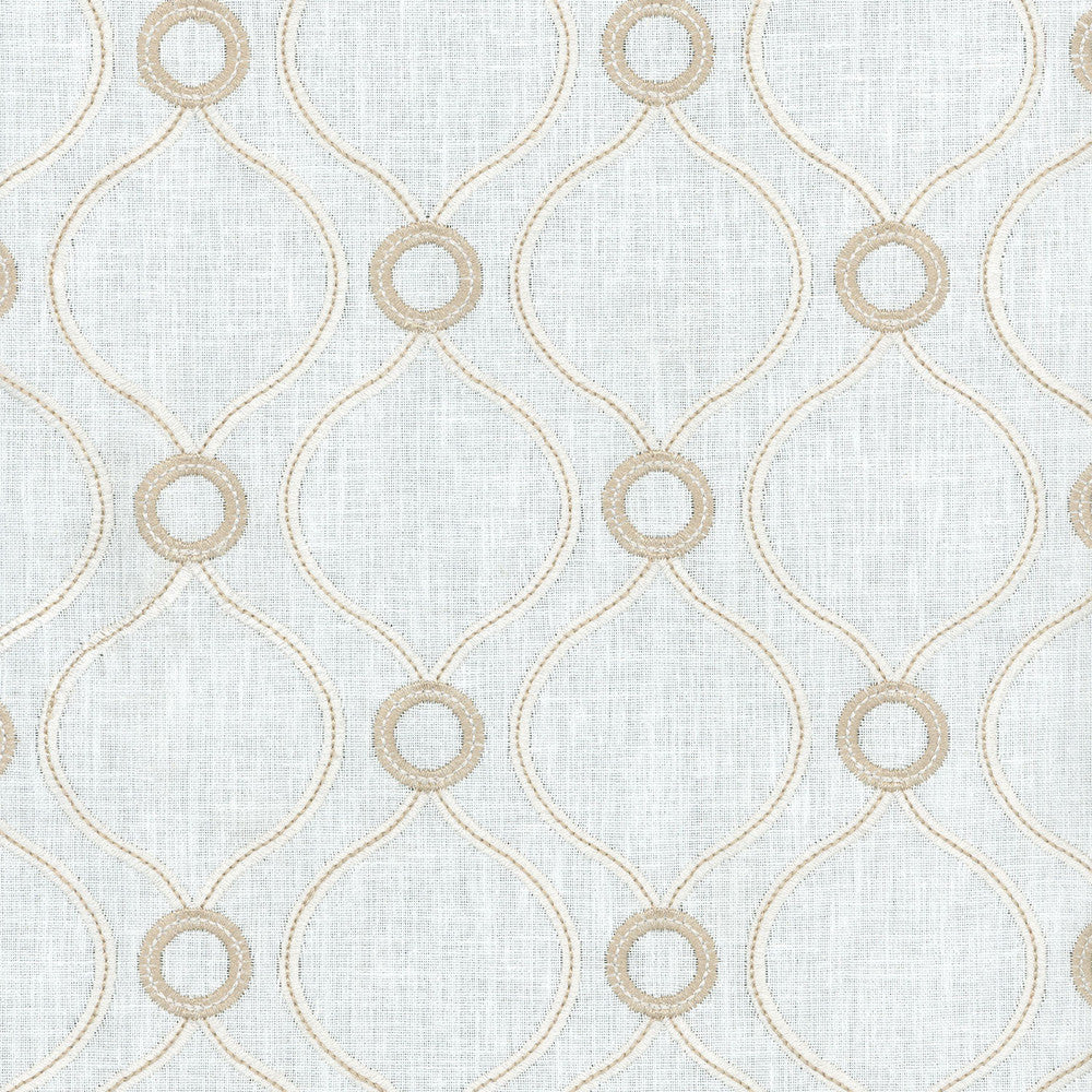 Curveball Emb Crystal 404151 by PKL Studio Designer Fabric - 70%Poly 30%Cotton base, 100% Poly embroidery India 7000 Horizontal: 4.5 and Vertical: 4.5 58" BASE - Swanky Fabrics -