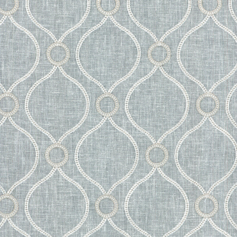 Curveball Emb Sterling 404154 by PKL Studio Designer Fabric - 100% COTTON India 7000 Horizontal: 4.5 and Vertical: 4.5 58" BASE - Swanky Fabrics -