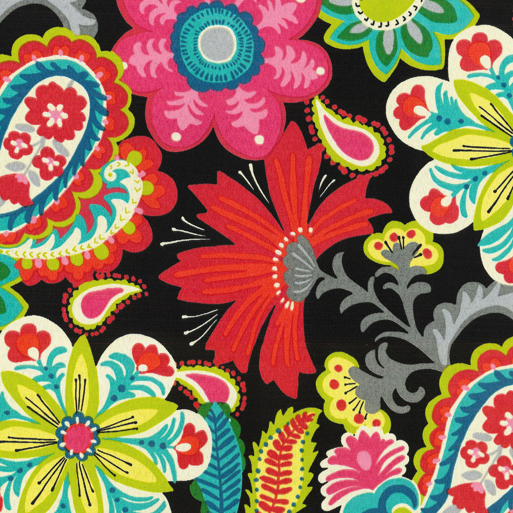 Pkl Od Flower Chi Spectrum 404262 by PKL Studio Designer Fabric - 100% Spun Polyester U.S.A. 51000 Horizontal: 13.5 and Vertical: 18 54 - Swanky Fabrics -