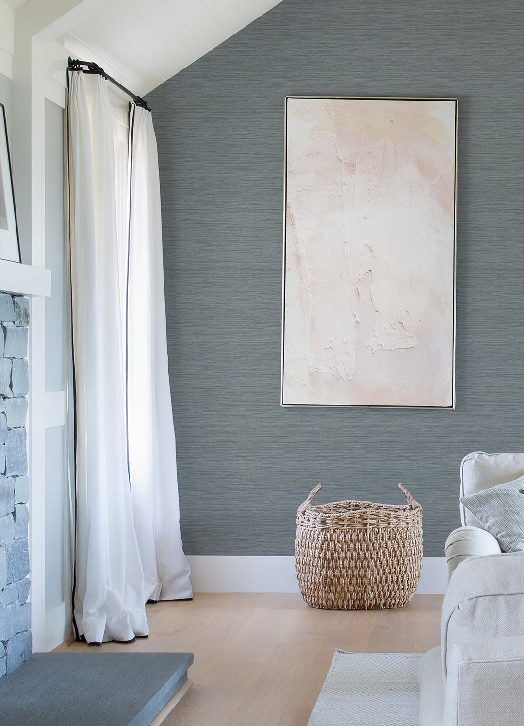 Barnaby Slate Texture Wallpaper by A-Street Prints Designer