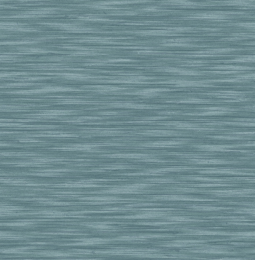Benson Dark Blue Faux Fabric Wallpaper by A-Street Prints Designer