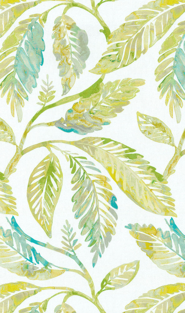 Creative Flow Palm 405003 by PKL Studio Designer Fabric PKL STUDIO DEC'16 100% Cotton SPAIN Wyzenbeek 51,000 Horizontal: 13.50" and Vertical: 25.25" 54" - Swanky Fabrics -