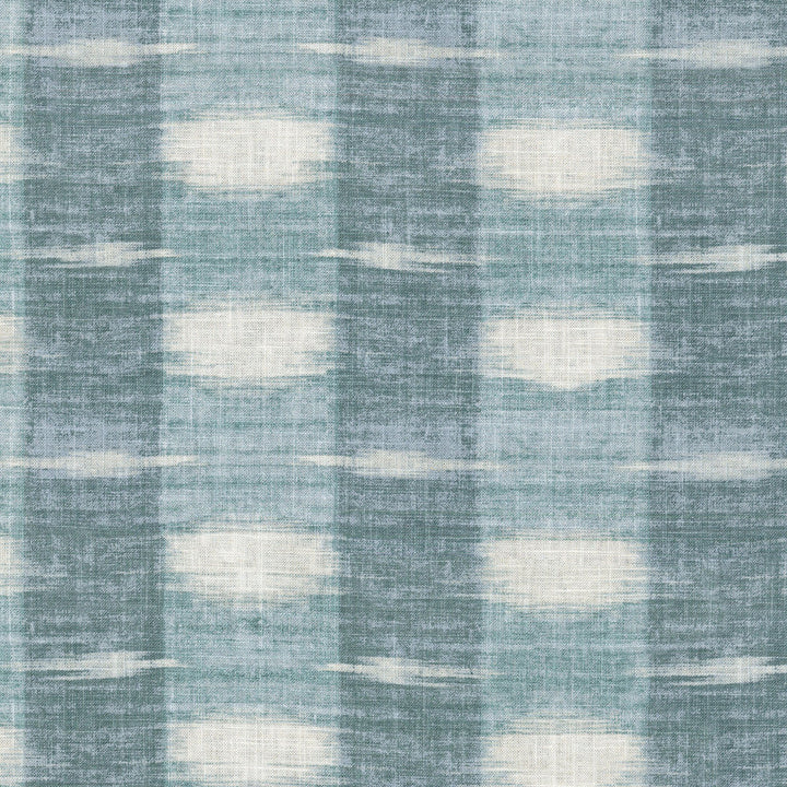 Sashika Plaid Lagoon 407083 by PKL Studio Designer Fabric - 55% Linen 45% Rayon CHINA 24000 Horizontal: 27 and Vertical: 9 54 - Swanky Fabrics -