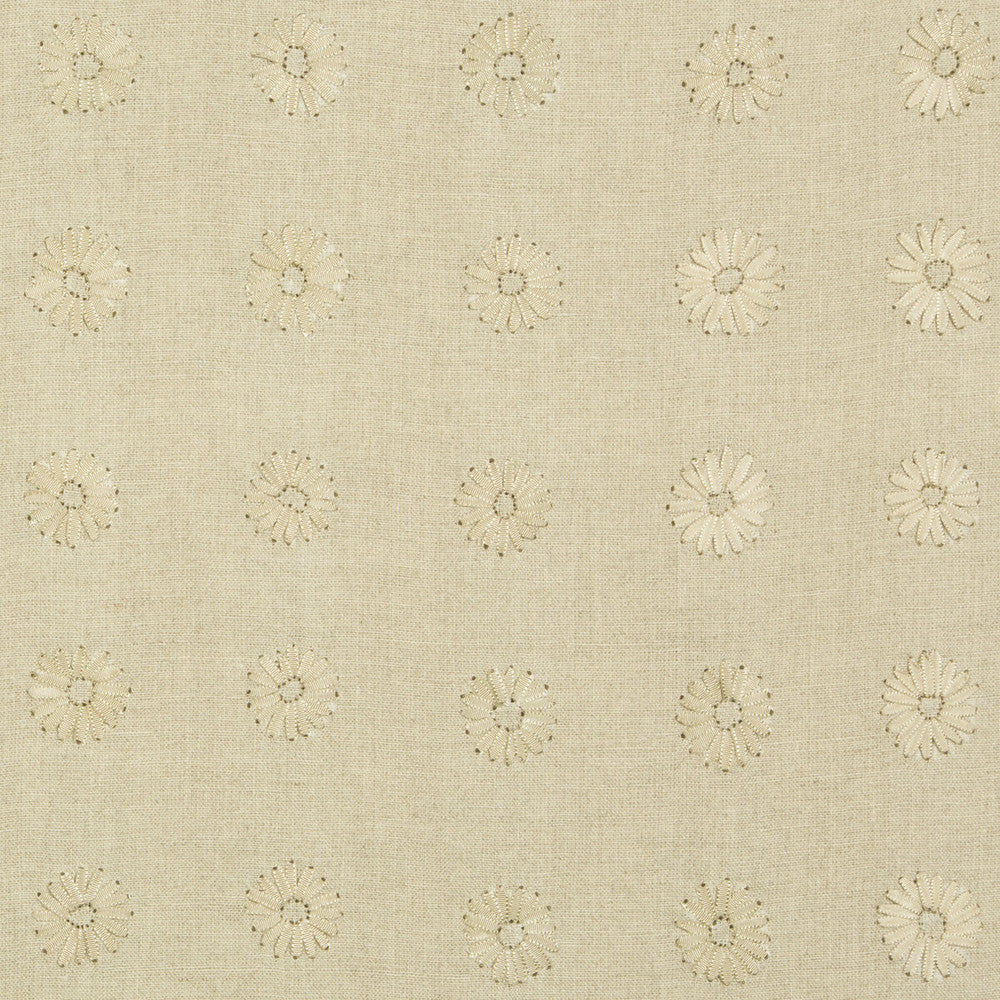 Daisy Linen by Kravet Couture Designer Fabric CALVIN KLEIN HOME LINEN - 65%;POLYESTER - 35% India - Horizontal: 2.5 and Vertical: 2.5 52 - Swanky Fabrics -