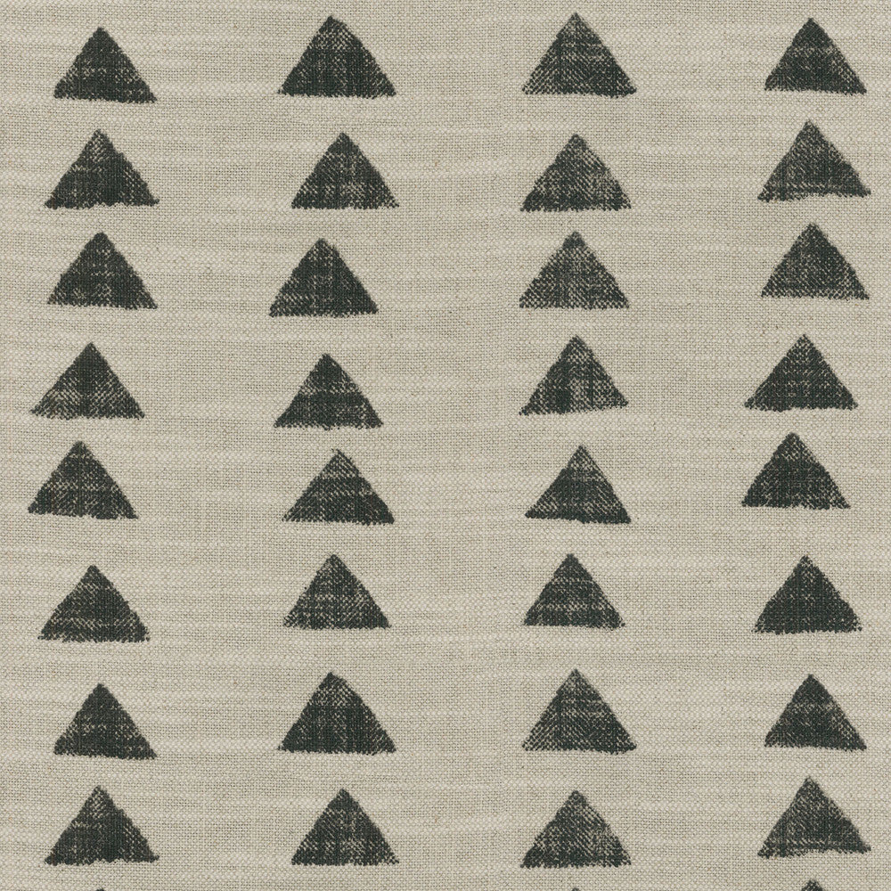 Nomadic Triangle Fossil 408450 by PKL Studio Designer Fabric - 75%Cotton 25%Linen Pakistan 30000 Horizontal: 12.6 and Vertical: 13.5 54 - Swanky Fabrics -