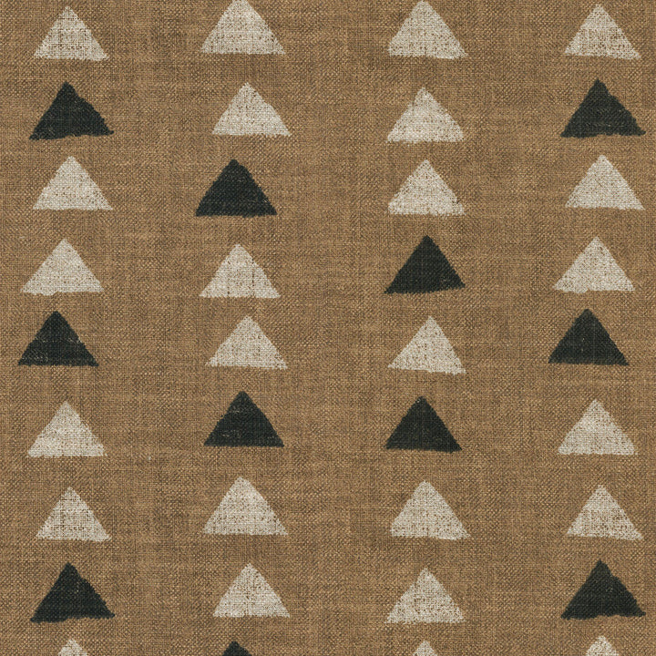 Nomadic Triangle Clay 408451 by PKL Studio Designer Fabric - 75% Cotton 25% Linen PAKISTAN 30000 Horizontal: 13.5 and Vertical: 12.6 54 - Swanky Fabrics -