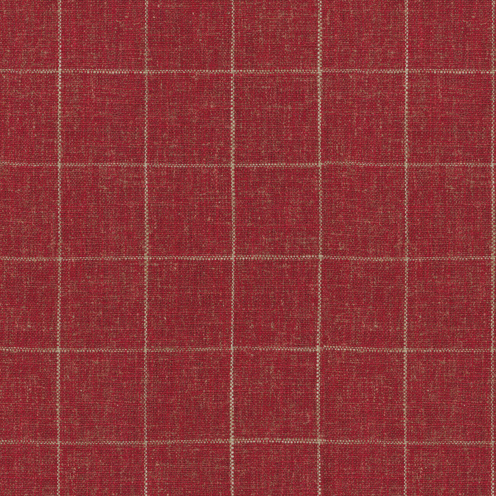 Concord Pane Poppy 408502 by Performance Plus Designer Fabric PERFORMANCE PLUS II 65% Polyester 20% Acrylic 15% Linen CHINA Wyzenbeek 51,000 Horizontal: 2.25" and Vertical: 2.25" 57" - Swanky Fabrics -
