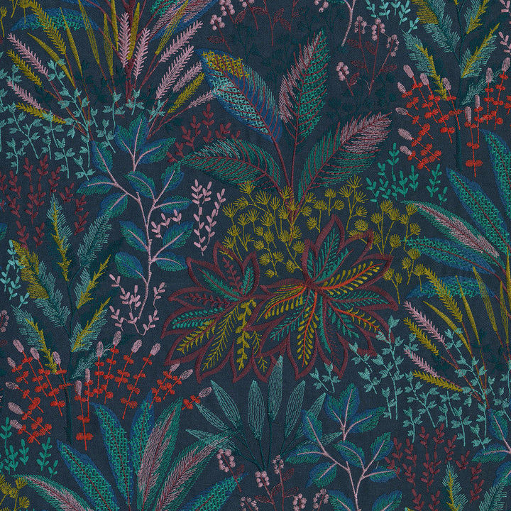 Amazonia Emb Multi 408772 by PKL Studio Designer Fabric - 73%Polyester 27%Cotton Embroid:100%Rayon INDIA 46000 Horizontal: 26 and Vertical: 18 54 - Swanky Fabrics -
