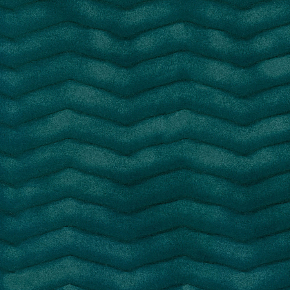 Lush Chevron Teal 408834 by PKL Studio Designer Fabric - 100% Polyester China 51000 Horizontal: 6 and Vertical: 1.5 60 - Swanky Fabrics -