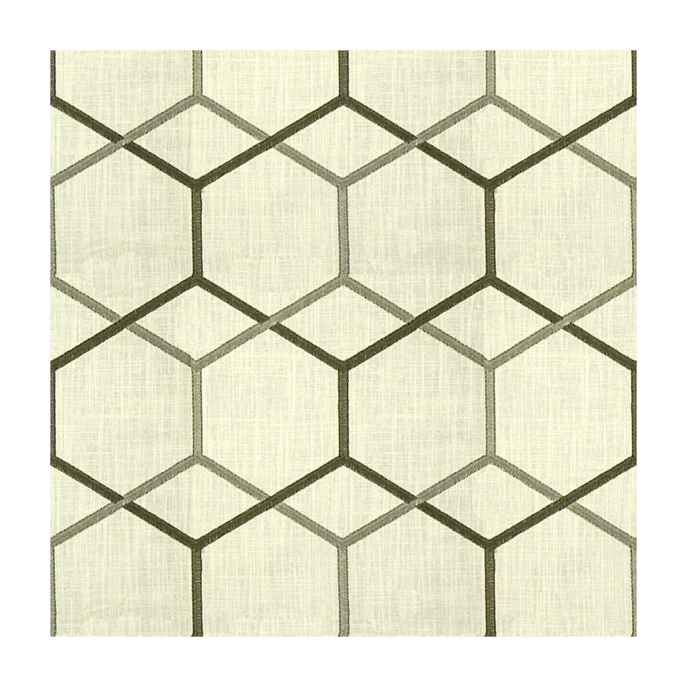 Gunnison Smoke by Kravet Basics Designer Fabric CANDICE OLSON COLLECTION VISCOSE - 75%;LINEN - 25% India Horizontal: 10.5 and Vertical: 13 51 - Swanky Fabrics -