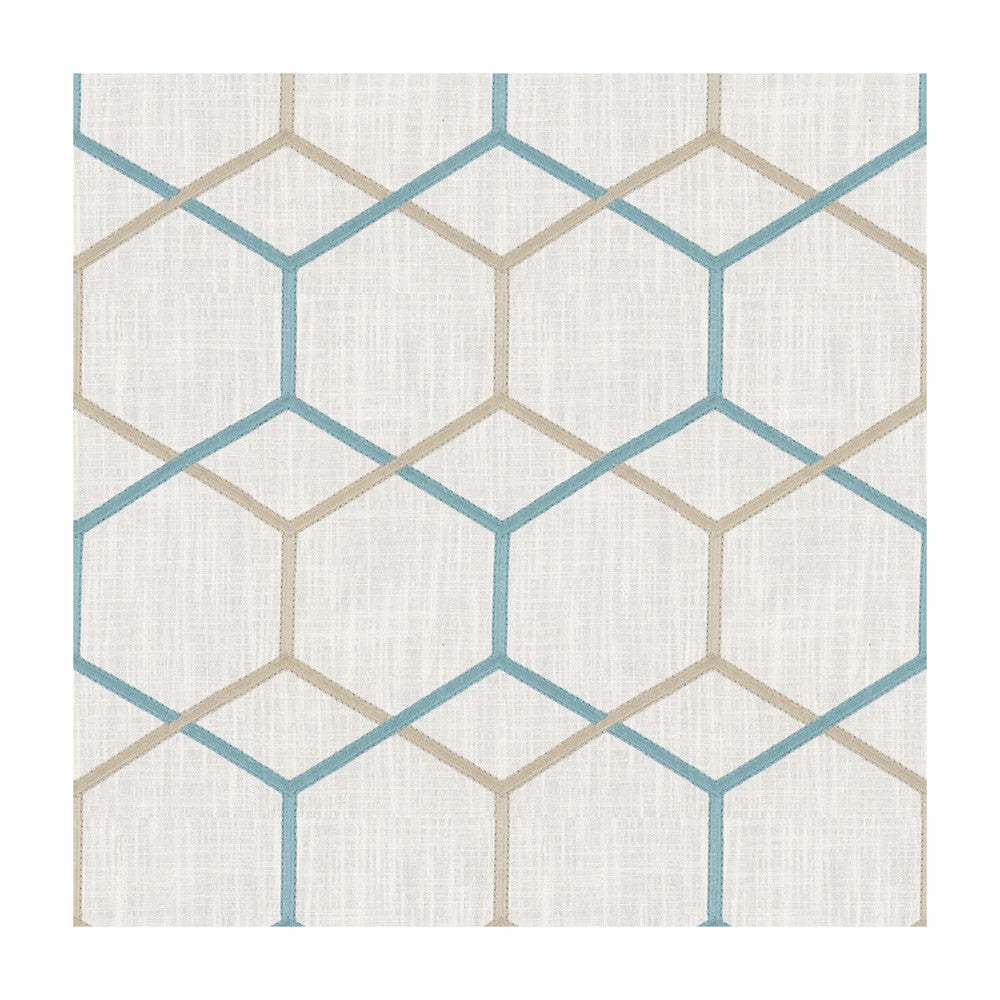 Gunnison Seamist by Kravet Basics Designer Fabric CANDICE OLSON COLLECTION VISCOSE - 75%;LINEN - 25% India Horizontal: 10.5 and Vertical: 13 51 - Swanky Fabrics -