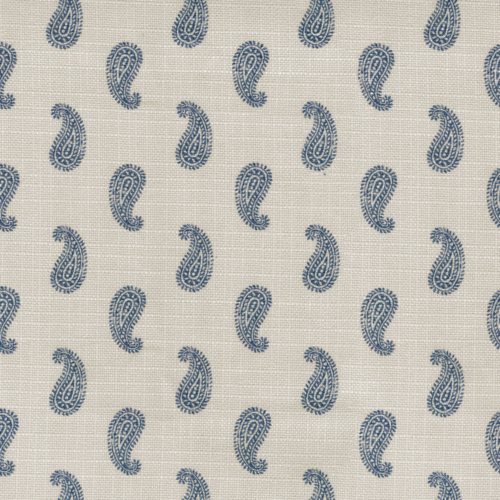 Simple Stamp Indigo 409222 by Performance Designer Fabric - Base:100% Polyester CHINA 48000 Horizontal: 3 and Vertical: 2.8 54 - Swanky Fabrics -