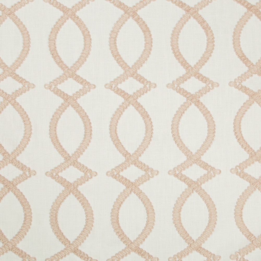 Maxime Blush by Kravet Design Designer Fabric KATE SPADE AMUSEMENTS VISCOSE - 75%;LINEN - 25% India Horizontal: 6.5 and Vertical: 9 51 - Swanky Fabrics -