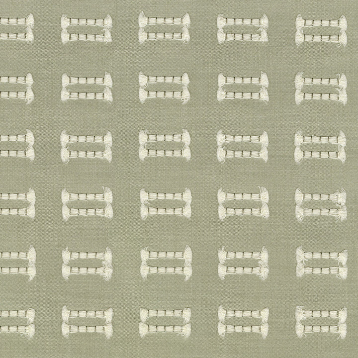 Tassel Emb Steam 410172 by PKL Studio Designer Fabric - 73% Cotton 27% Polyester Embroid:87% Cotton 13% Viscose INDIA 6000 Horizontal: 2.8 and Vertical: 2 54 - Swanky Fabrics -