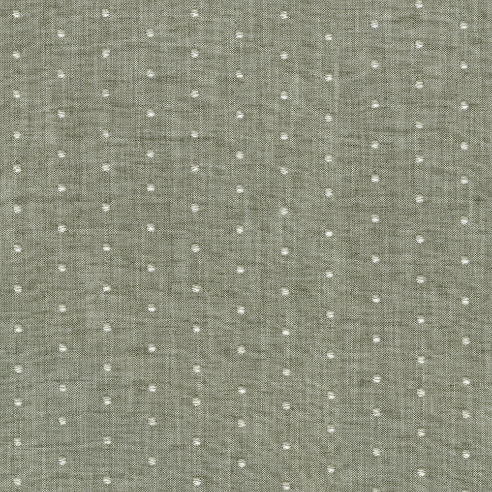 Swiss Dot Emb Salt & Pepper 410190 by PKL Studio Designer Fabric - 82%Polyester 11%Cotton 7%Linen Embroid:78%Cotton 22%Viscose INDIA 51000 Horizontal: 2.3 and Vertical: 1 54 - Swanky Fabrics -
