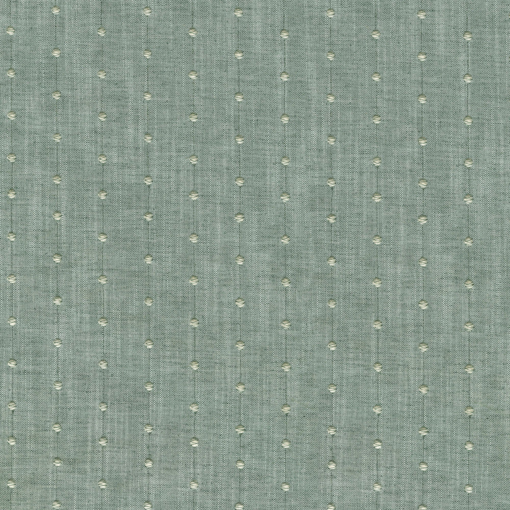 Swiss Dot Emb Baltic 410191 by PKL Studio Designer Fabric - 82% Polyester 11% Cotton 7% Linen Embroid:78% Cotton 22% Viscose INDIA 51000 Horizontal: 2.3 and Vertical: 1 54 - Swanky Fabrics -
