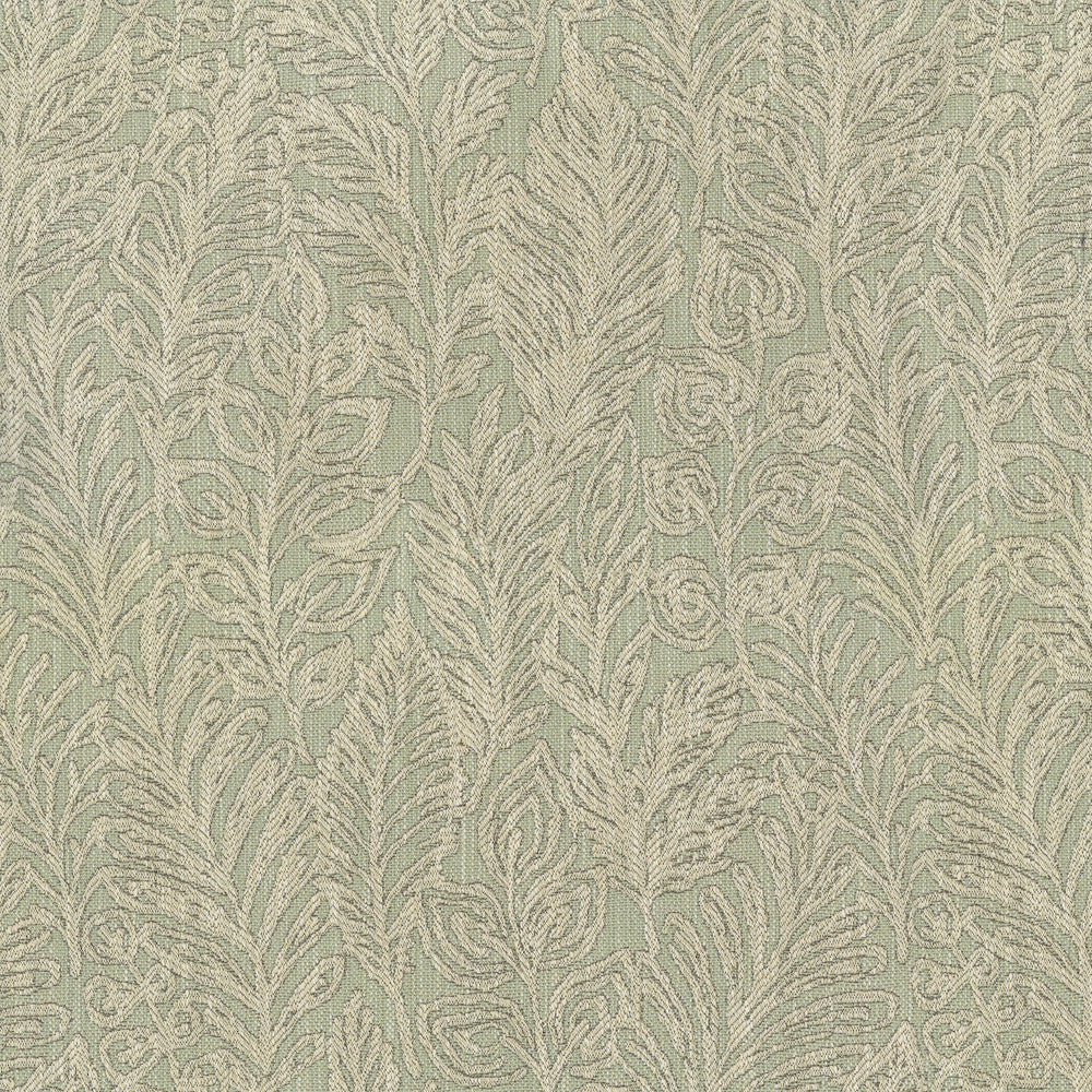 Climbing Leaves Sage 410220 by PKL Studio Designer Fabric - 100%Polyester CHINA 15000 Horizontal: 14.5 and Vertical: 19.25 57 - Swanky Fabrics -