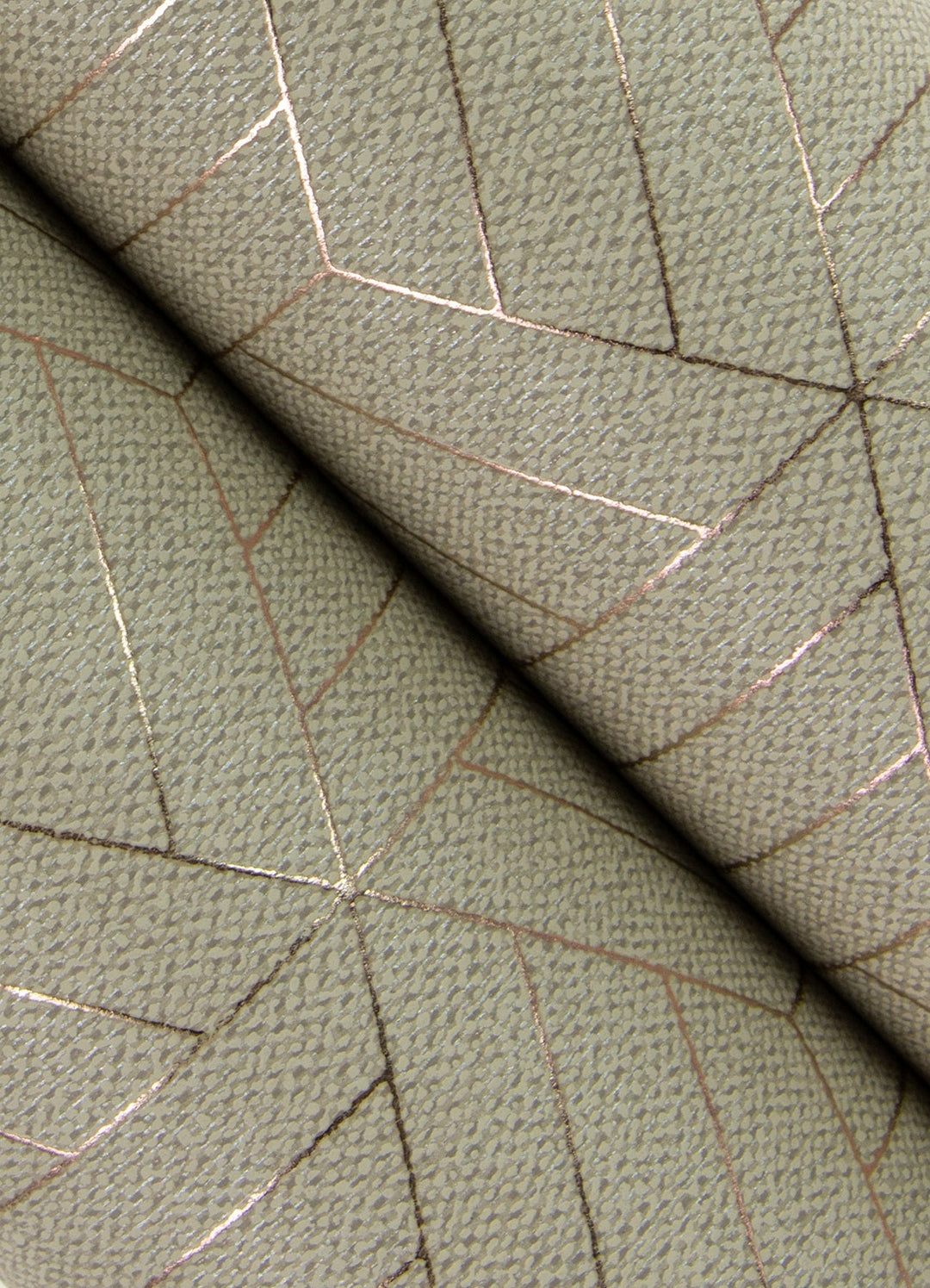 Izarra Copper Geometric Block Wallpaper by A-Street Prints Designer