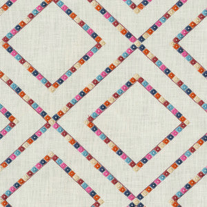 PKL Studio Fabric Beaded Lattice Carnival 410510