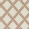 PKL Studio Fabric Clover Lane Emb Coral 410570