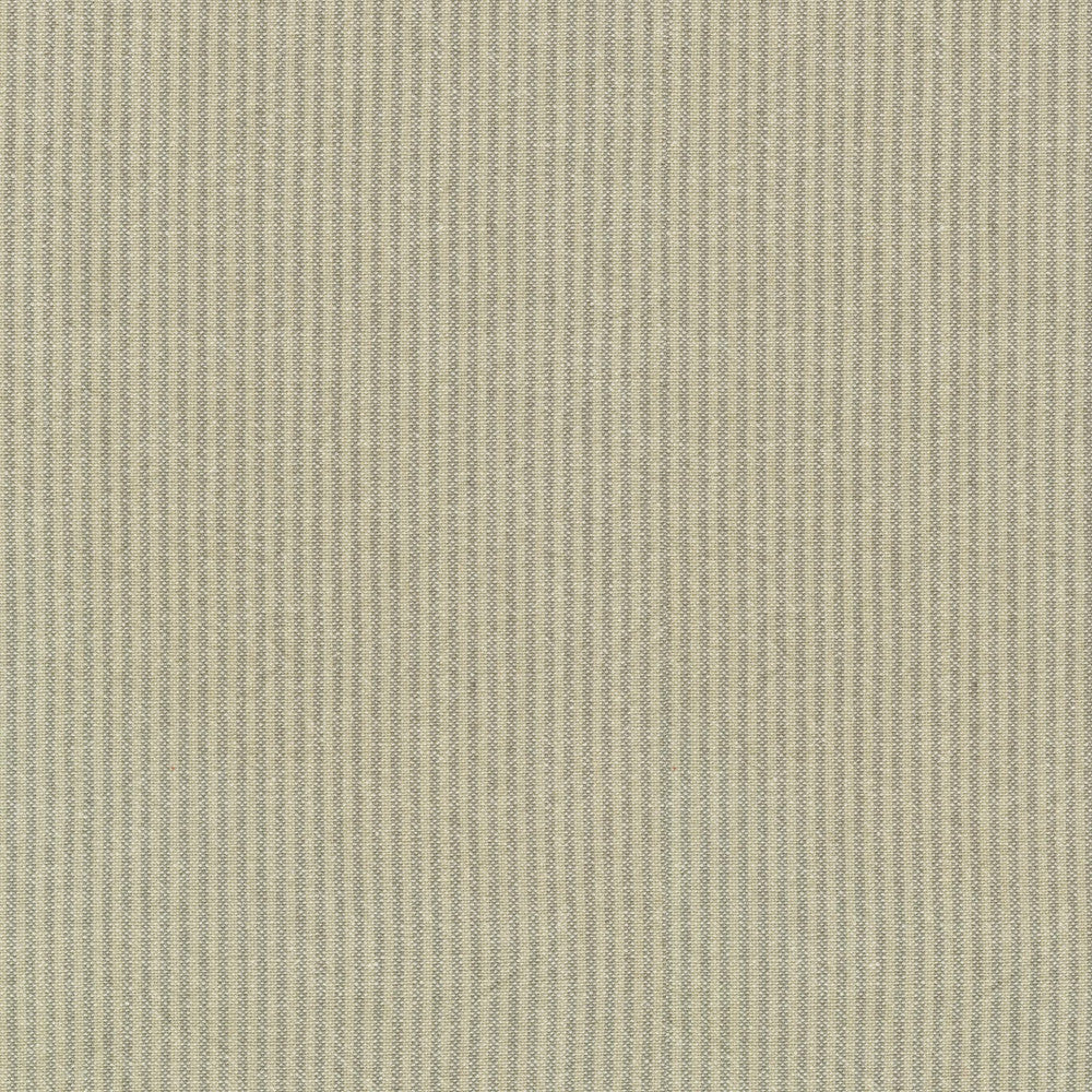 Cullen Ticking Shale 410717 by PKL Studio Designer Fabric 55% linen, 45% cottton China 21000 Horizontal: 0 and Vertical: 0 54 - Swanky Fabrics -