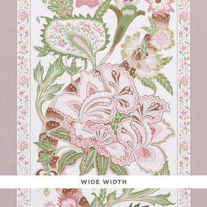 Schumacher Wallpaper Anjou Stripe Blush 5010171