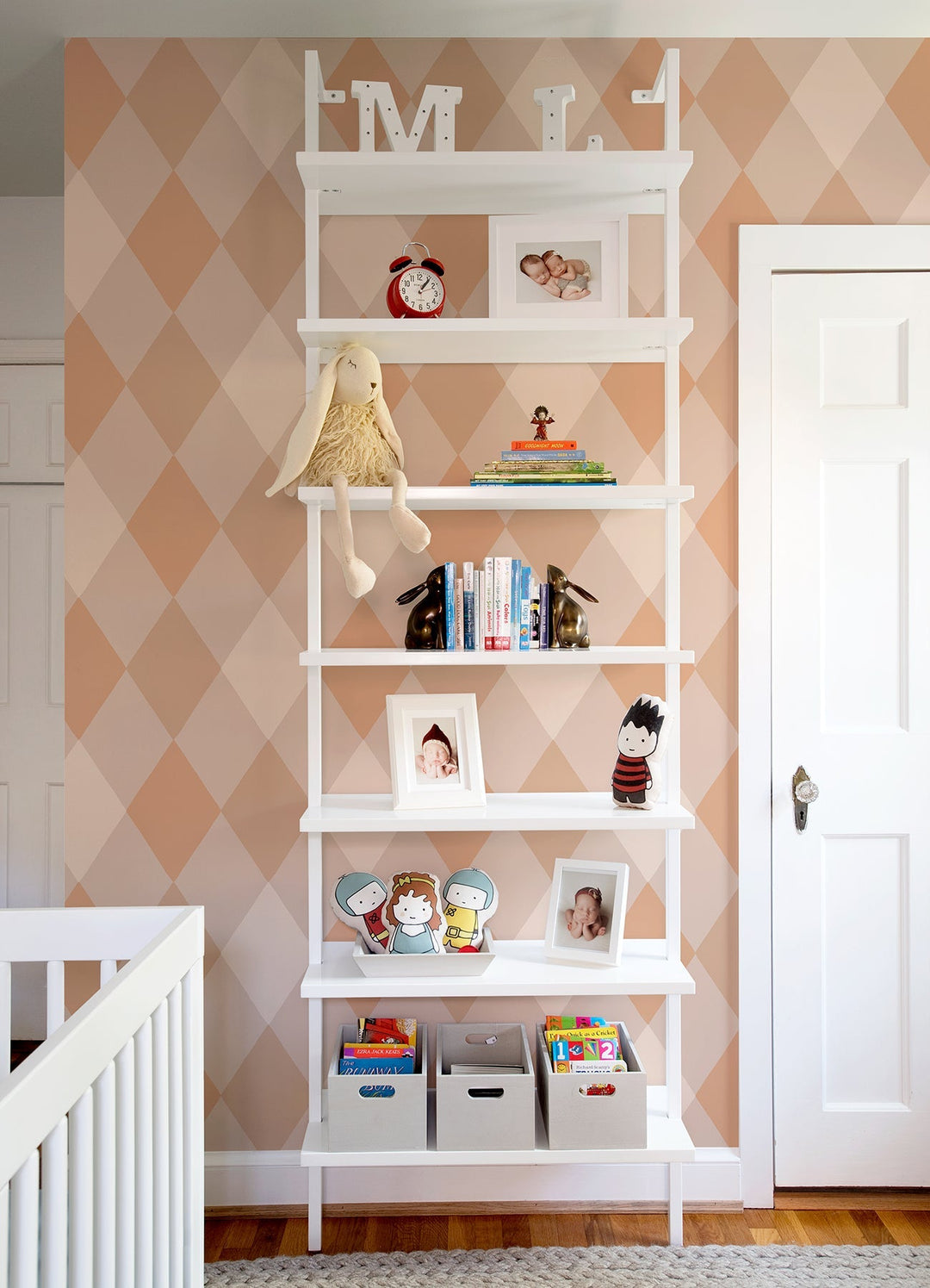 Kalas Rose Diamond Wallpaper by A-Street Prints Designer