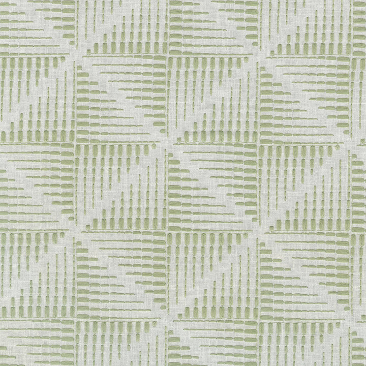 Maddox Emb Celery 411231 by PKL Studio Designer Fabric - 52% polyester, 48% cotton Embroidery 100% polyester India 51000 Horizontal: 6.25 and Vertical: 6.25 54 - Swanky Fabrics -