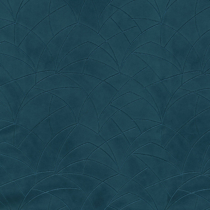 Curvature Embroidery Indigo 411271 by PKL Studio Designer Fabric - 95% polyester, 5% rayon Embroidery 100% rayon India 51000 Horizontal: 9 and Vertical: 6 55/54 - Swanky Fabrics -