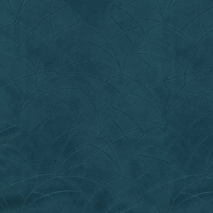 PKL Studio Fabric Curvature Embroidery Indigo 411271
